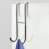 Shower Door Towel Hooks for Bathrooms Double Sided Glass Shower Hooks Over The Frameless Glass Shower Door Hook Bath Hook