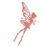 Decorative Garden Stakes Fairy Silhouette Metal Yard Stakes Arts Outdoor Garden Decor Spring Decor - Front View