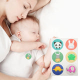 12 Sheets 72Pcs Mosquito Patches Cartoon Non Woven Natural Plant Essential Oil Mosquito Stickers for Kids Adults Summer Outdoor - 45-Degree Angle