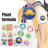 12 Sheets 72Pcs Mosquito Patches Cartoon Non Woven Natural Plant Essential Oil Mosquito Stickers for Kids Adults Summer Outdoor