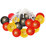 4th of July Decoration Lights 3 Meter 20 LED Independence Day String Lights with Red White Blue Balls Patriotic Patio Light for Patio Party Holiday Decor