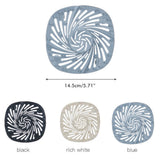 Hair Drain Catcher Shower Drain Cover Hair Stopper with Suction Cup for Bathroom Bathtub Kitchen - Front View