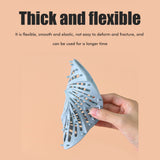 Hair Drain Catcher Shower Drain Cover Hair Stopper with Suction Cup for Bathroom Bathtub Kitchen