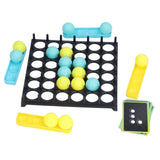 Bouncing Ball Game 2 Colors 9 Cards 16 Balls Parent Child Interactive Desktop Ball Game - Close-Up Angle