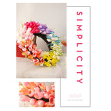 Wreath Simulation Flower Garland Garden Home Decoration
