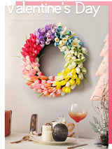 Wreath Simulation Flower Garland Garden Home Decoration