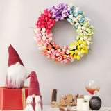Wreath Simulation Flower Garland Garden Home Decoration - Extra Image