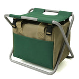 Removable Garden Tool Bench Folding Garden Stool Multifunction Gardening Tool Organizer Stool