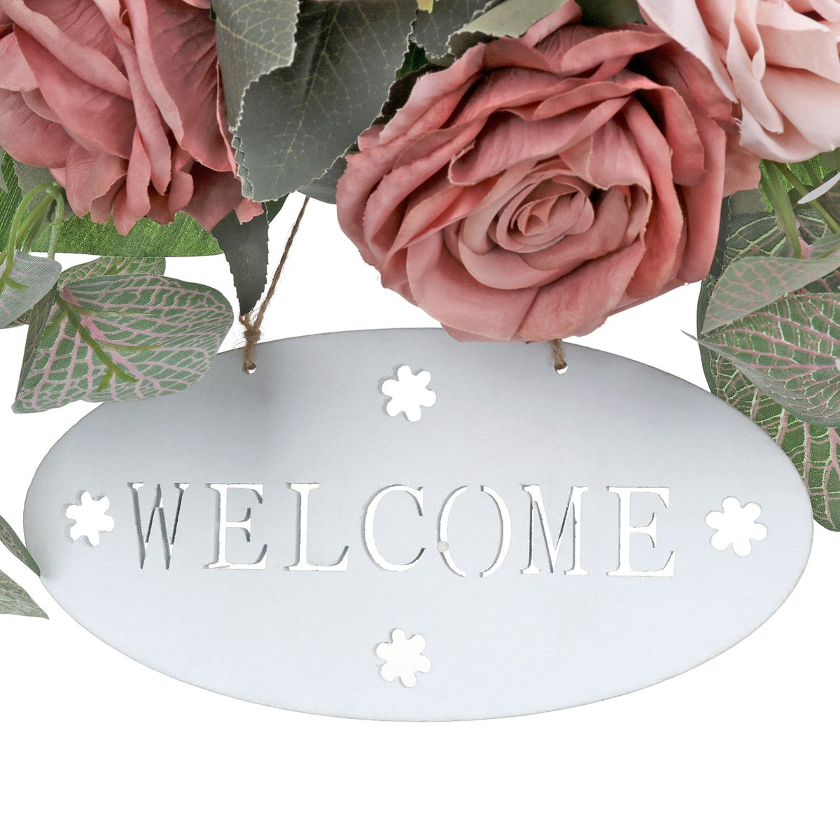 Artificial Flower Decoration Artificial Rose Flower Wreath Door Threshold Home Wedding Party Wall Decor