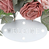 Artificial Flower Decoration Artificial Rose Flower Wreath Door Threshold Home Wedding Party Wall Decor