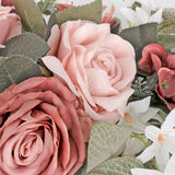 Artificial Flower Decoration Artificial Rose Flower Wreath Door Threshold Home Wedding Party Wall Decor