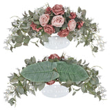 Artificial Flower Decoration Artificial Rose Flower Wreath Door Threshold Home Wedding Party Wall Decor