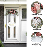 Artificial Flower Decoration Artificial Rose Flower Wreath Door Threshold Home Wedding Party Wall Decor