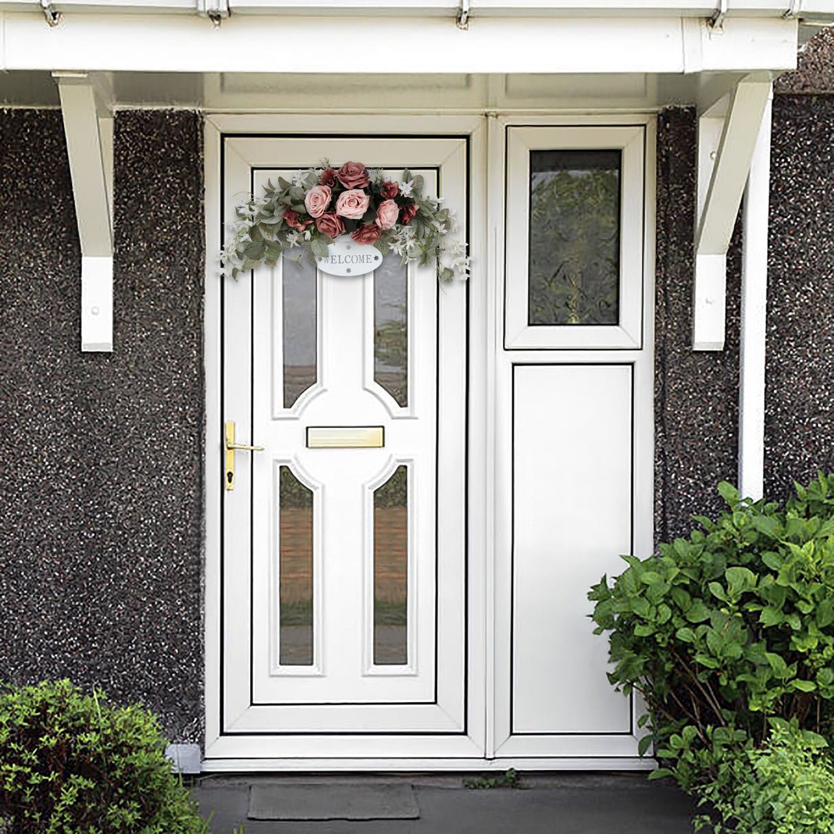Artificial Flower Decoration Artificial Rose Flower Wreath Door Threshold Home Wedding Party Wall Decor