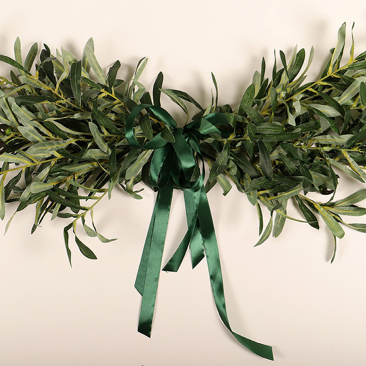 Simulation Olive Lintel Wreath Wall Hanging Lintel Garland Wedding Home Decoration