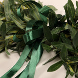 Simulation Olive Lintel Wreath Wall Hanging Lintel Garland Wedding Home Decoration - Side View
