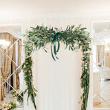 Simulation Olive Lintel Wreath Wall Hanging Lintel Garland Wedding Home Decoration