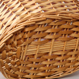 Wicker Picnic Basket Willow Woven Hand Basket Rustic Picnic Activities Handle Basket