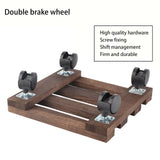 Wheeled Flower Pot Tray Base Roller Universal Wheel Movable Large Carrier Rectangular Thickened Chassis