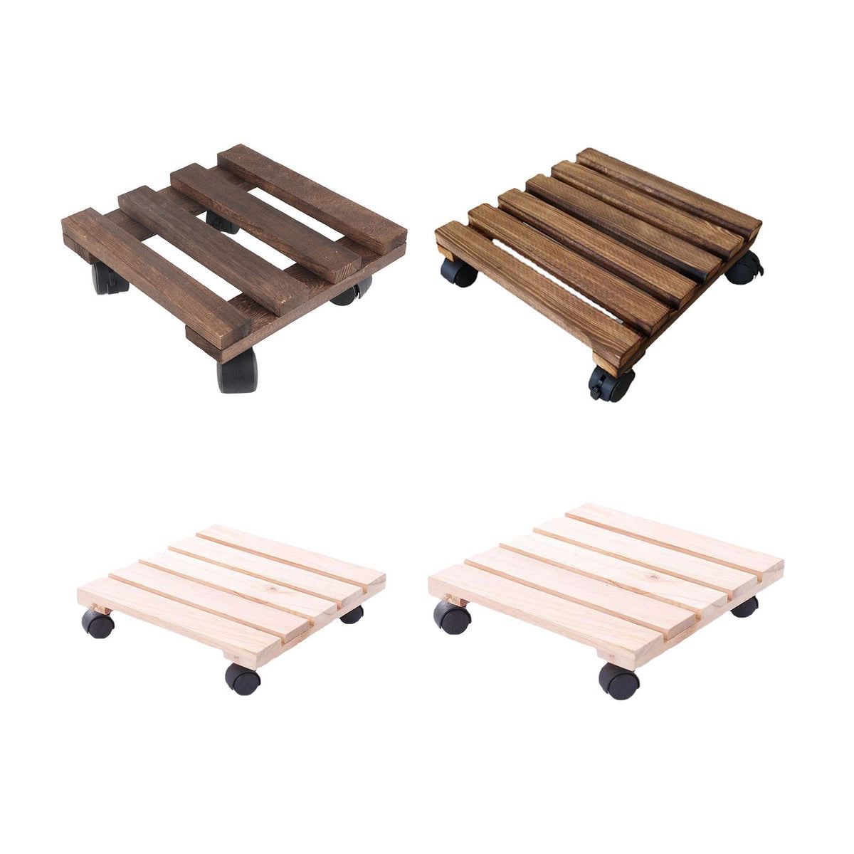 Wheeled Flower Pot Tray Base Roller Universal Wheel Movable Large Carrier Rectangular Thickened Chassis