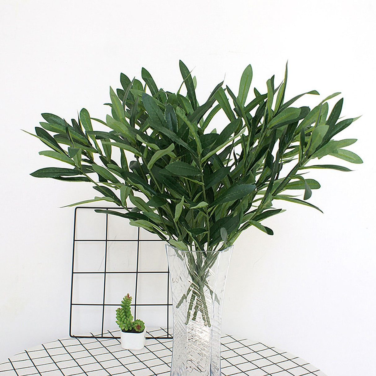 Artificial Olive Leaves Decoration Home Leaves Decoration for Wedding Garden
