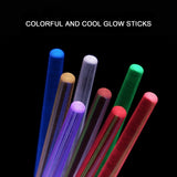 Sticks Removable Concert LED Lighted Sticks Reusable Glowing Wand in the Dark Party Supplies - Close-Up Angle
