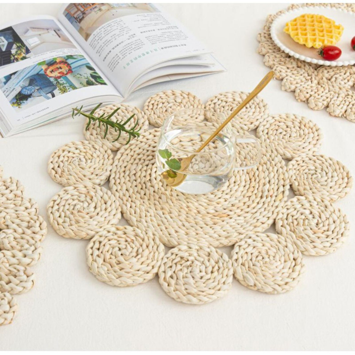 Placemats Multipurpose Thickened Exquisite Innovative Woven Heat Resistance Table Mats