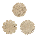 Placemats Multipurpose Thickened Exquisite Innovative Woven Heat Resistance Table Mats - Extra Image