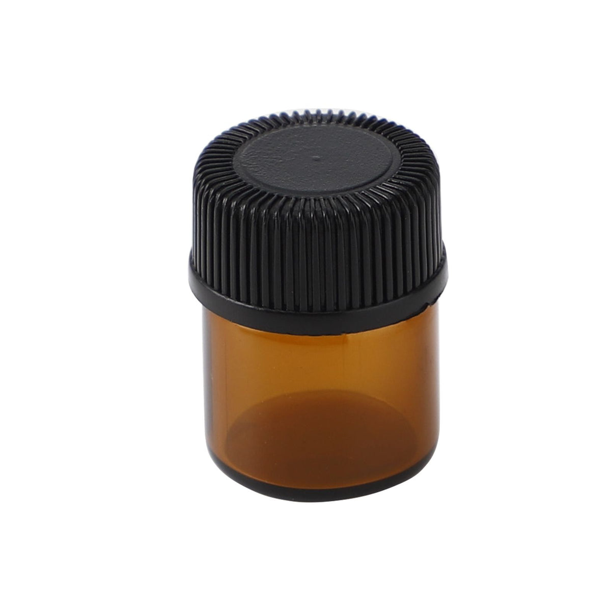 100Pcs Essential Oil Bottle Thick Glass Shock Resistant UV Protection Portable Essential Oil Bottle Brown