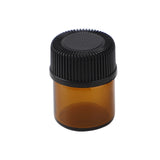 100Pcs Essential Oil Bottle Thick Glass Shock Resistant UV Protection Portable Essential Oil Bottle Brown