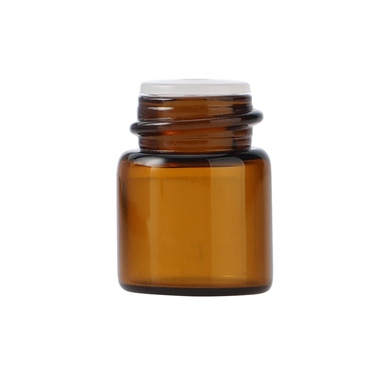 100Pcs Essential Oil Bottle Thick Glass Shock Resistant UV Protection Portable Essential Oil Bottle Brown