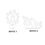 Funny Snowman Light Durable Metal Bright Light Decorative Stylish Snowman Light for Winter Christmas