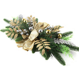 Artificial Christmas Swag Beautiful Exquisite Fade Resistant Christmas Teardrop Swag for Front Door Wall Living Room Kitchen Store Garden