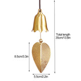 Wind Chimes Waterproof Windproof Metal Beautiful Elegant Vintage Bell Wind Chimes for Garden Courtyard Balcony Window