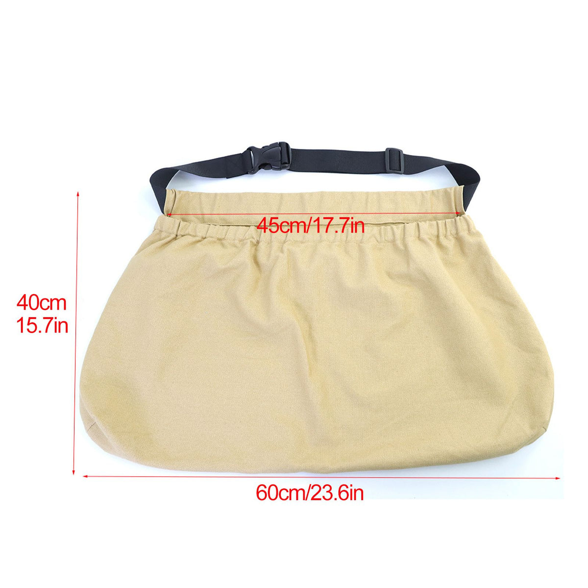 Berry Foraging Bag Multipurpose Durable Nylon Fruit Foraging Storage Bag with Buckle