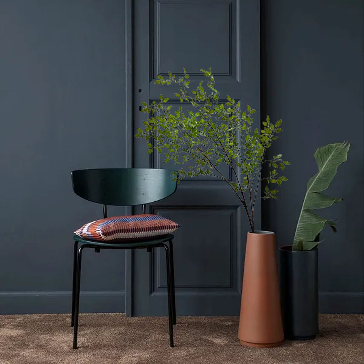 Artificial Green Plant Nandina Simulation Plant Branch Home Decoration