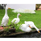 Outdoor Simulation Duck Decoration Garden Pool Water Landscape Decoration Layout Resin Decoration - 45-Degree Angle