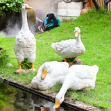 Outdoor Simulation Duck Decoration Garden Pool Water Landscape Decoration Layout Resin Decoration - Rear View