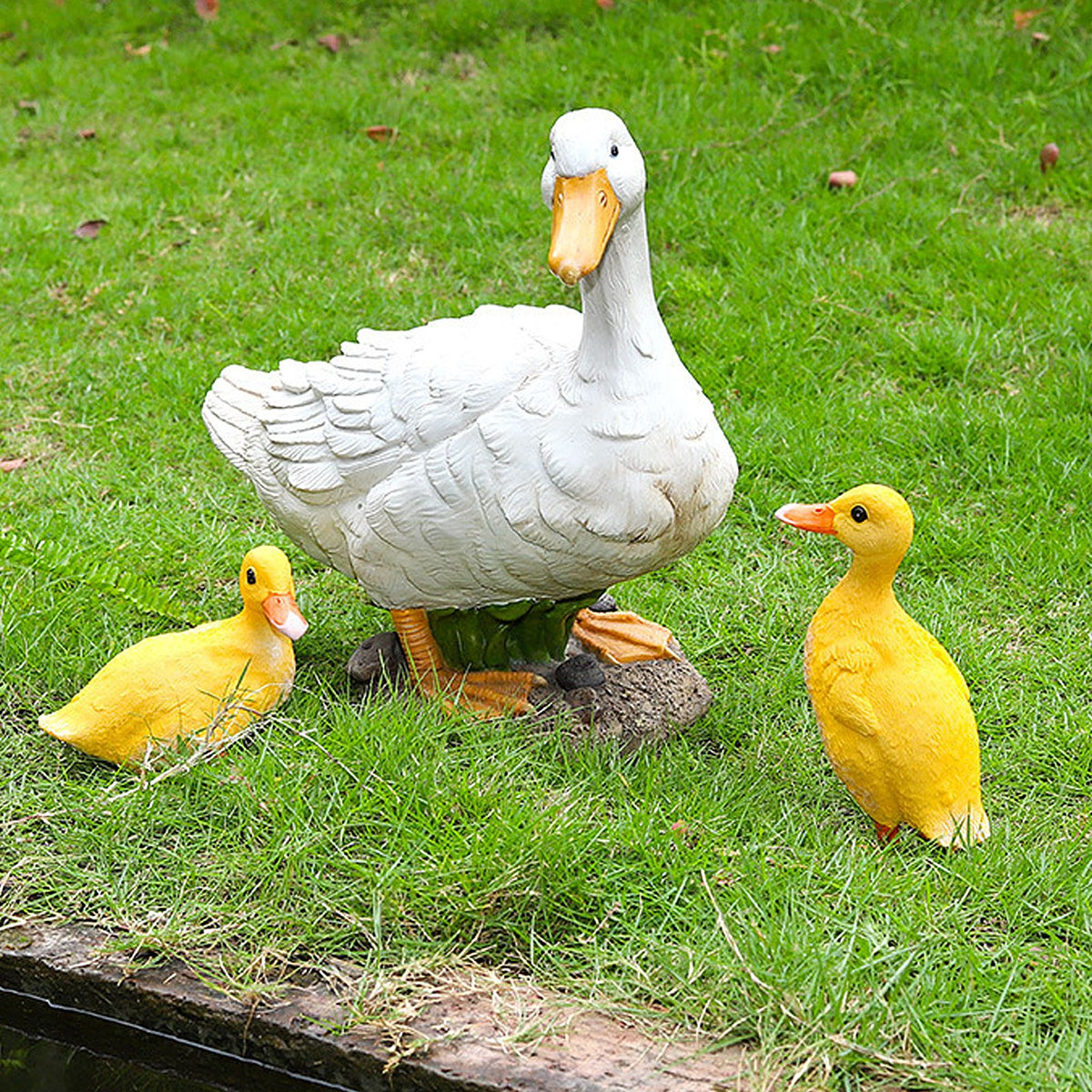 Outdoor Simulation Duck Decoration Garden Pool Water Landscape Decoration Layout Resin Decoration
