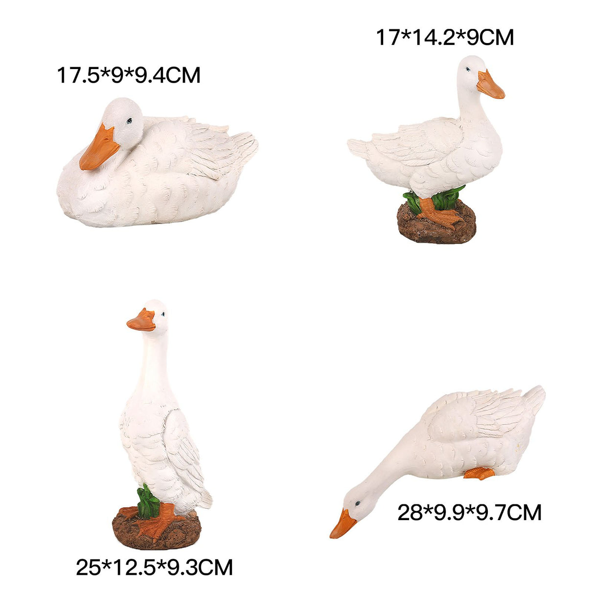 Outdoor Simulation Duck Decoration Garden Pool Water Landscape Decoration Layout Resin Decoration