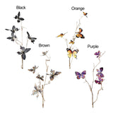 Artificial Branch Lifelike DIY 3D Stakes Decor for Home Garden Party Wedding