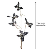Artificial Branch Lifelike DIY 3D Stakes Decor for Home Garden Party Wedding