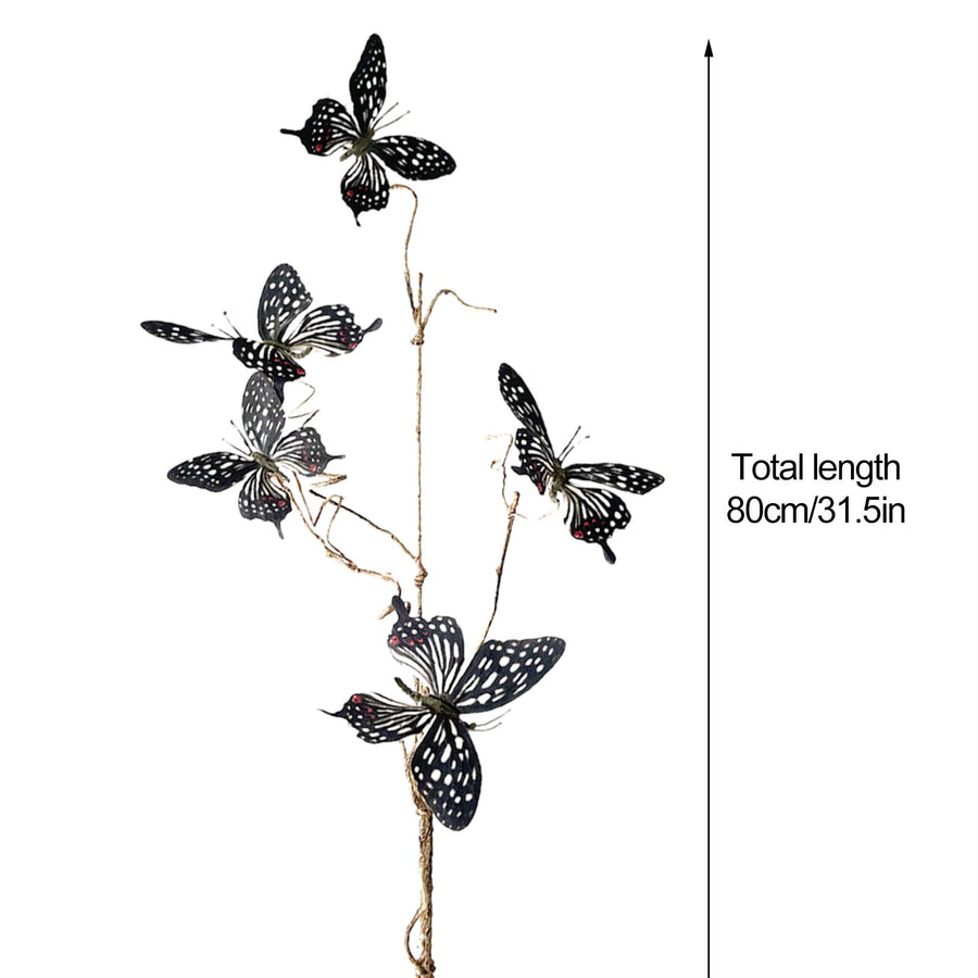 Artificial Branch Lifelike DIY 3D Stakes Decor for Home Garden Party Wedding