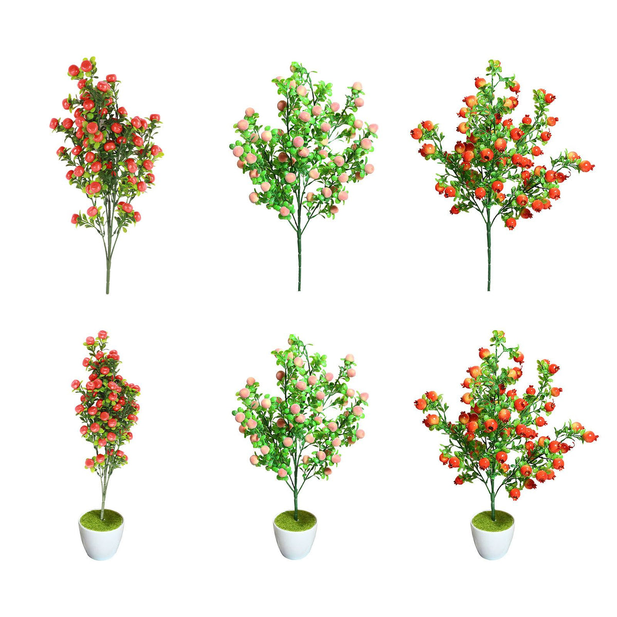 Orange Tree with Pot Simulation Fruit Trees Fake Plants Artificial Plants Artificial Plants