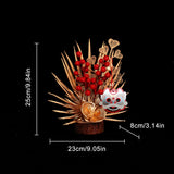 Chinese New Year Tree Ornament Spring Festival Desktop Decorative Ornament Home Decor for Bedroom Living Room