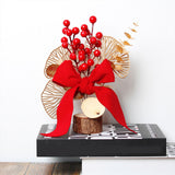 Chinese New Year Tree Ornament Spring Festival Desktop Decorative Ornament Home Decor for Bedroom Living Room - Top-Down View