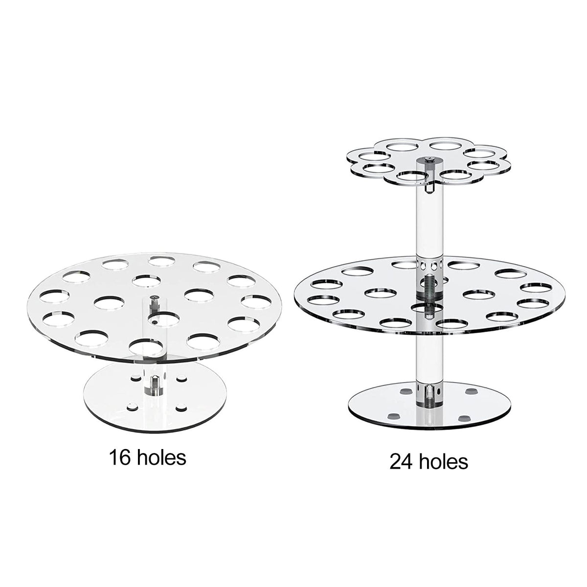 Acrylic Ice Cream Cone Bracket Popcorn Cone Display Rack