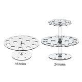 Acrylic Ice Cream Cone Bracket Popcorn Cone Display Rack - Close-Up Angle