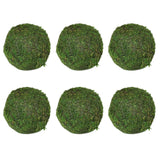 6pcs Moss 10cm Green Vase Bowl Filler Balls for Christmas Tree Garden Weddings Home Party Decor