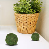 6pcs Moss 10cm Green Vase Bowl Filler Balls for Christmas Tree Garden Weddings Home Party Decor